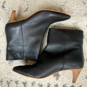 Dolce Vita Black Leather Booties